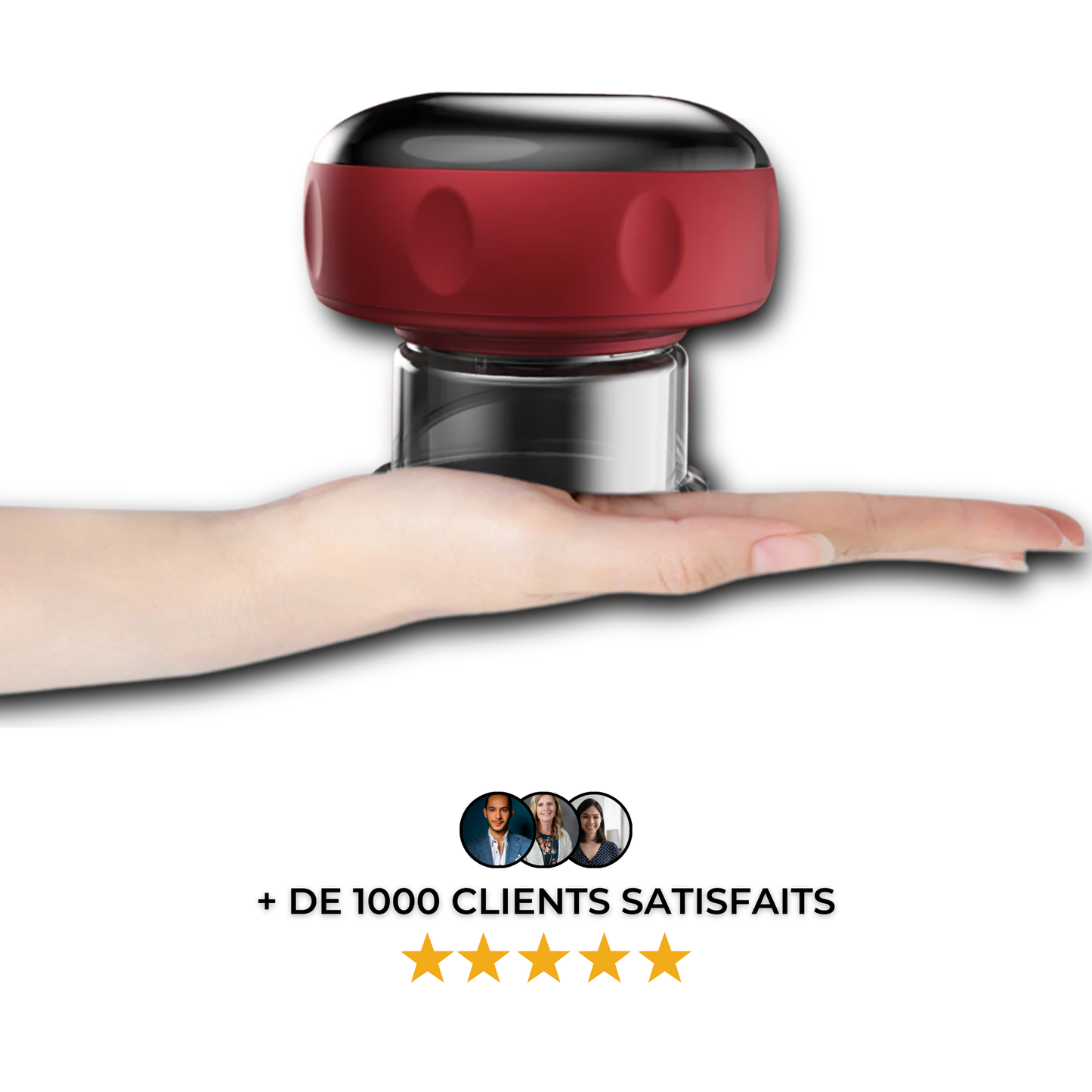 12 levels Ventouse+® : Masseur Intelligent