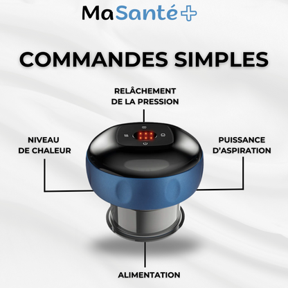 12 levels Ventouse+® : Masseur Intelligent