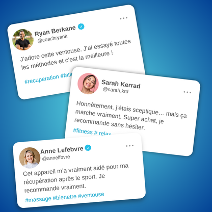 Ventouse+® : Ventouse de Massage Intelligente