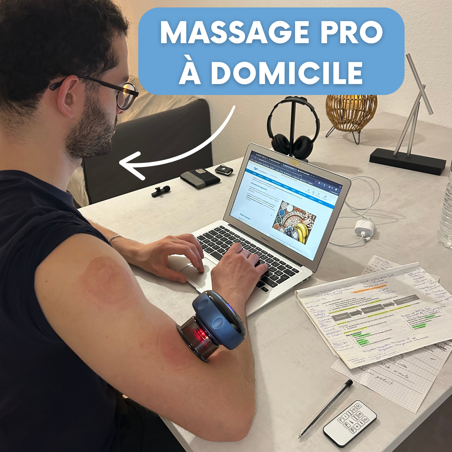 12 levels Ventouse+® : Masseur Intelligent
